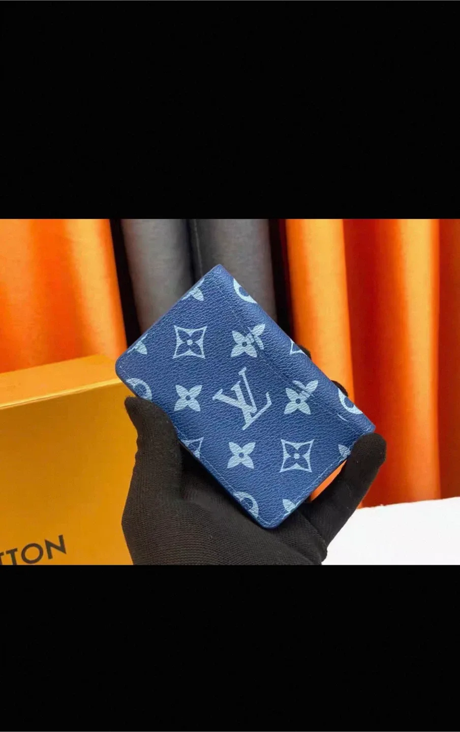 Louis Vuitton Blue Leather Wallet image indicator(2)