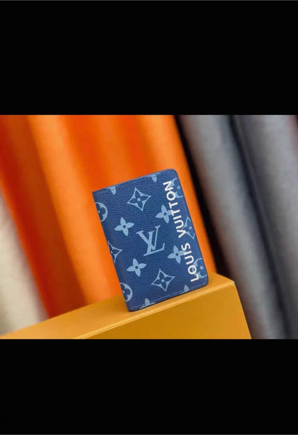 Louis Vuitton Blue Leather Wallet image indicator(5)