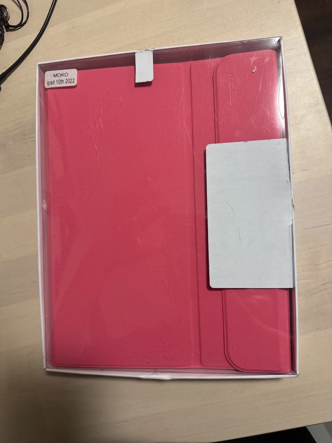 MoKo iPad 10th Gen Pink Keyboard Case - New