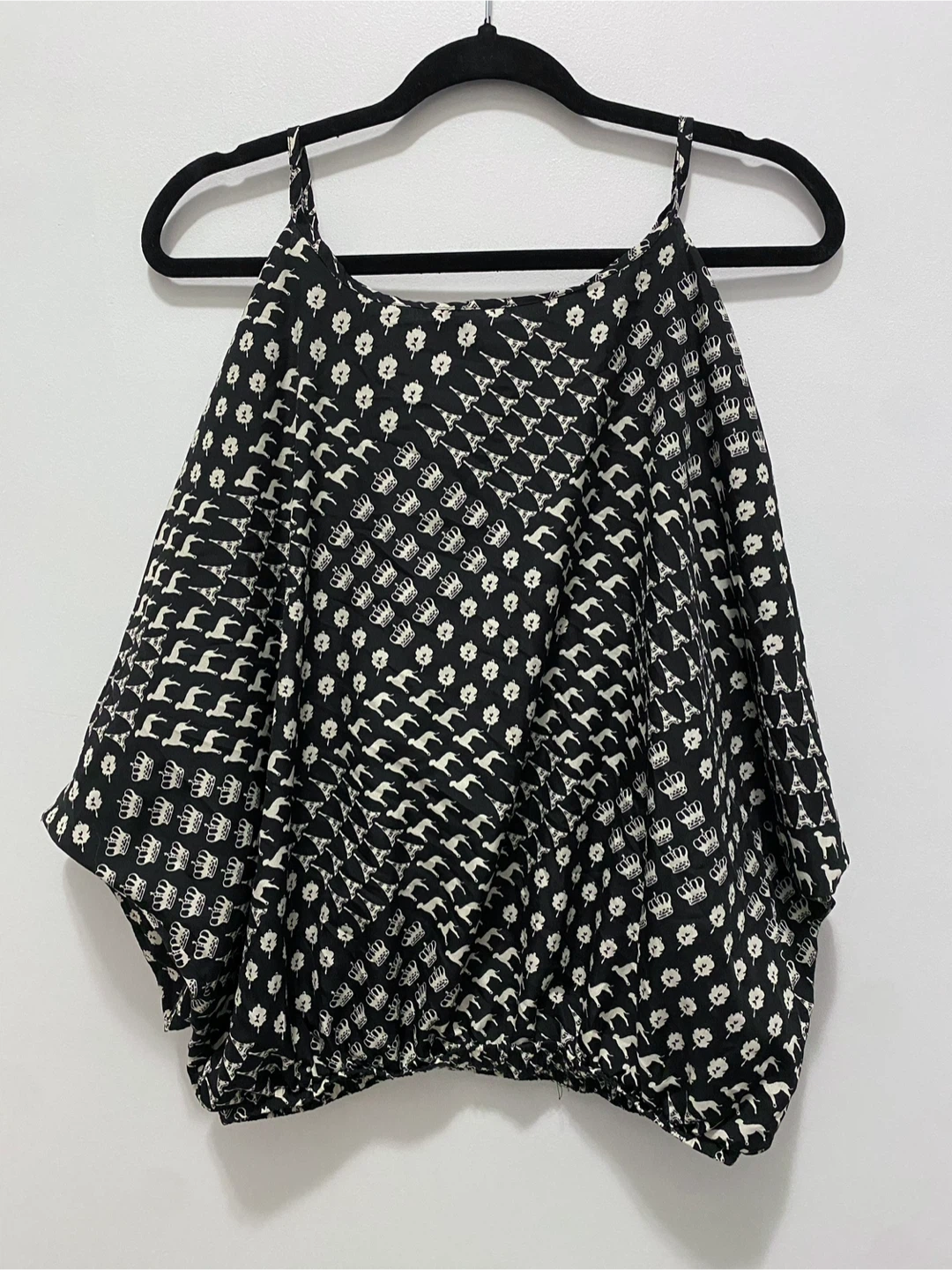 Cute Off-Shoulder Polyester Blouse