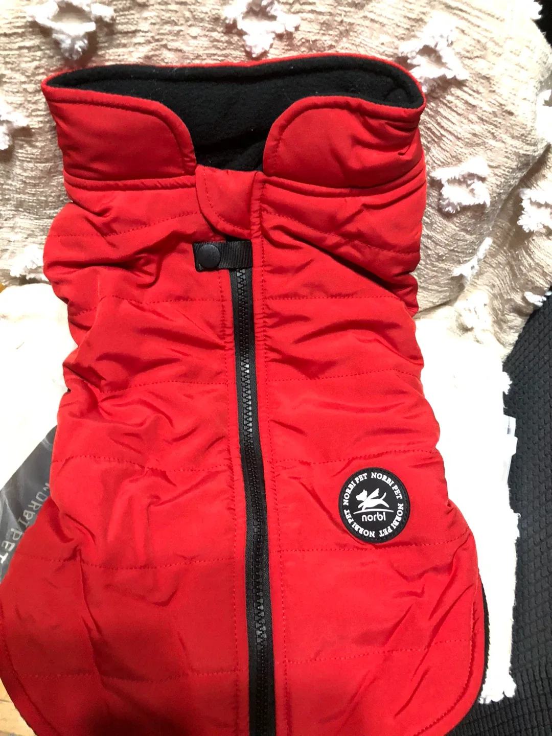 NORBI Pet Winter Coat - Red image indicator(2)