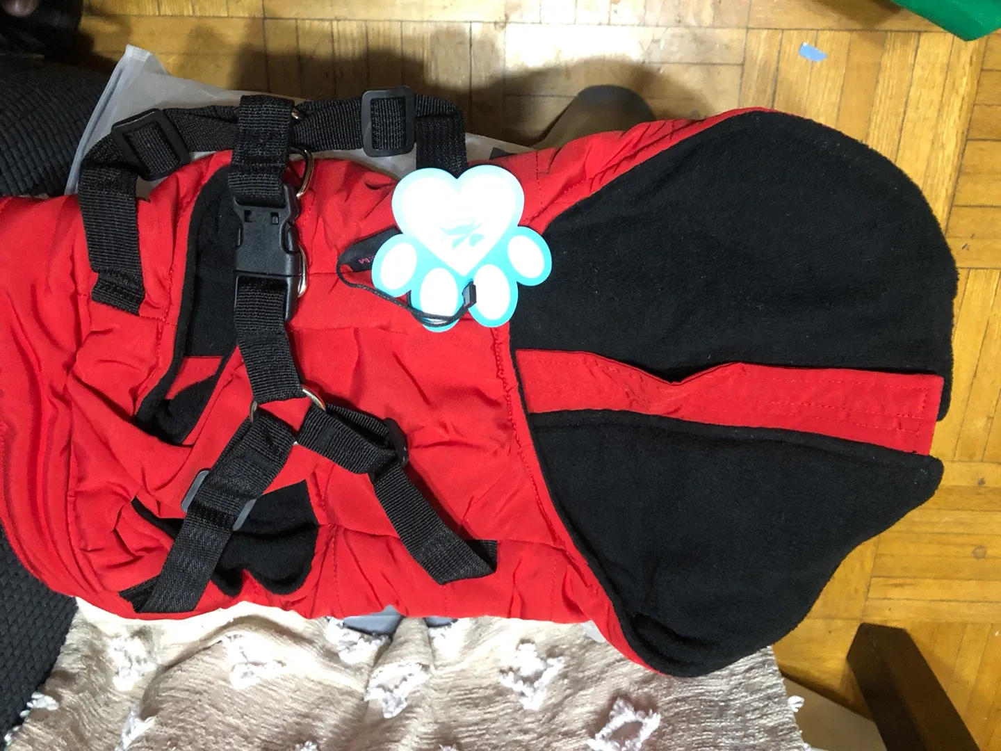 NORBI Pet Winter Coat - Red image indicator(8)