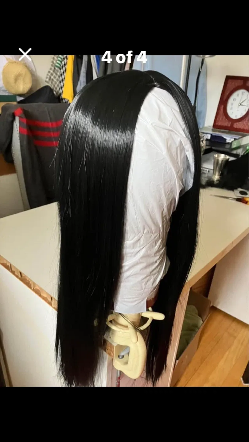 Long Black Wig