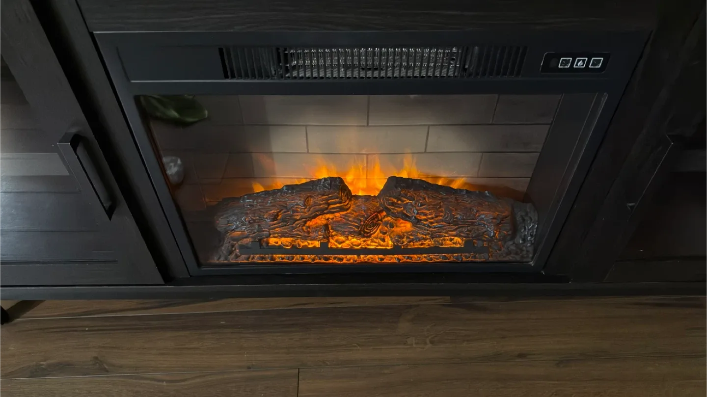 Fireplace TV Stand with Remote image indicator(2)