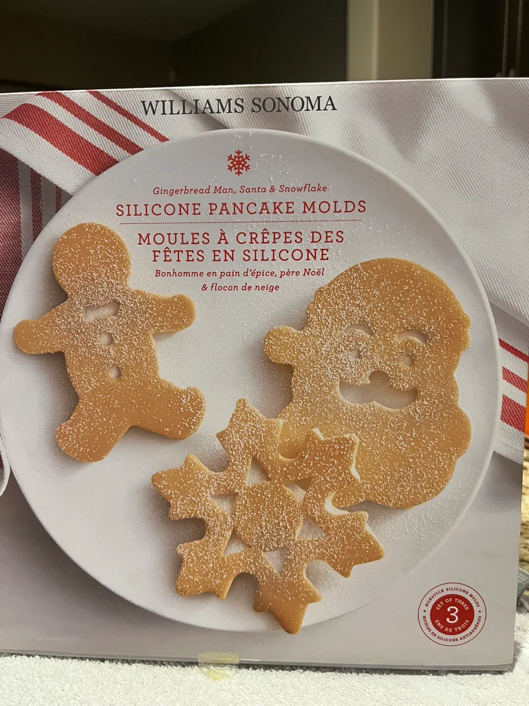 Williams Sonoma Silicone Pancake Molds - Set of 3