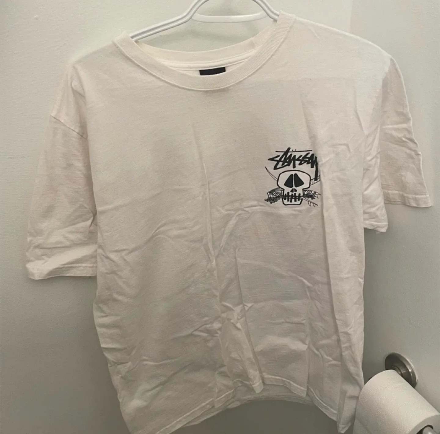 Stussy Graphic T-Shirts - White & Black image indicator(3)