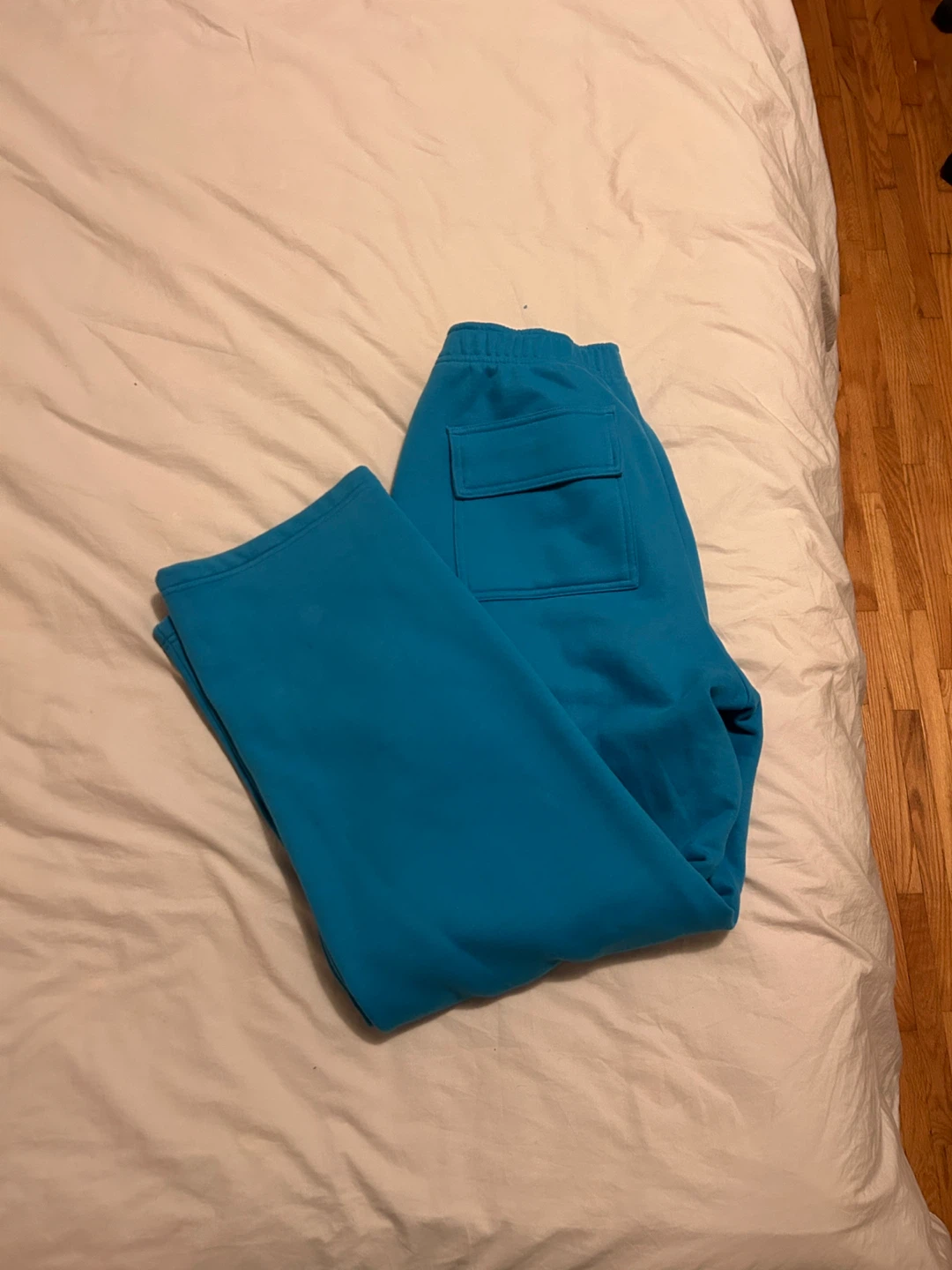 Aritzia TNA Cozy Fleece Mega Cargo Sweatpants - Blue - photo 4