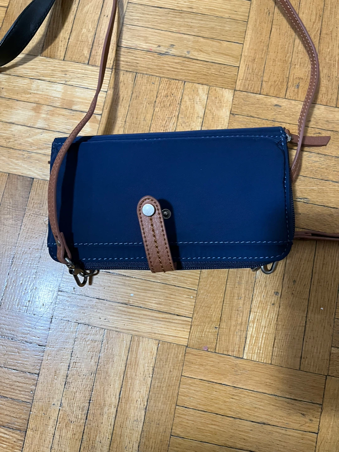 Black Leather Shoulder Bag - photo 3