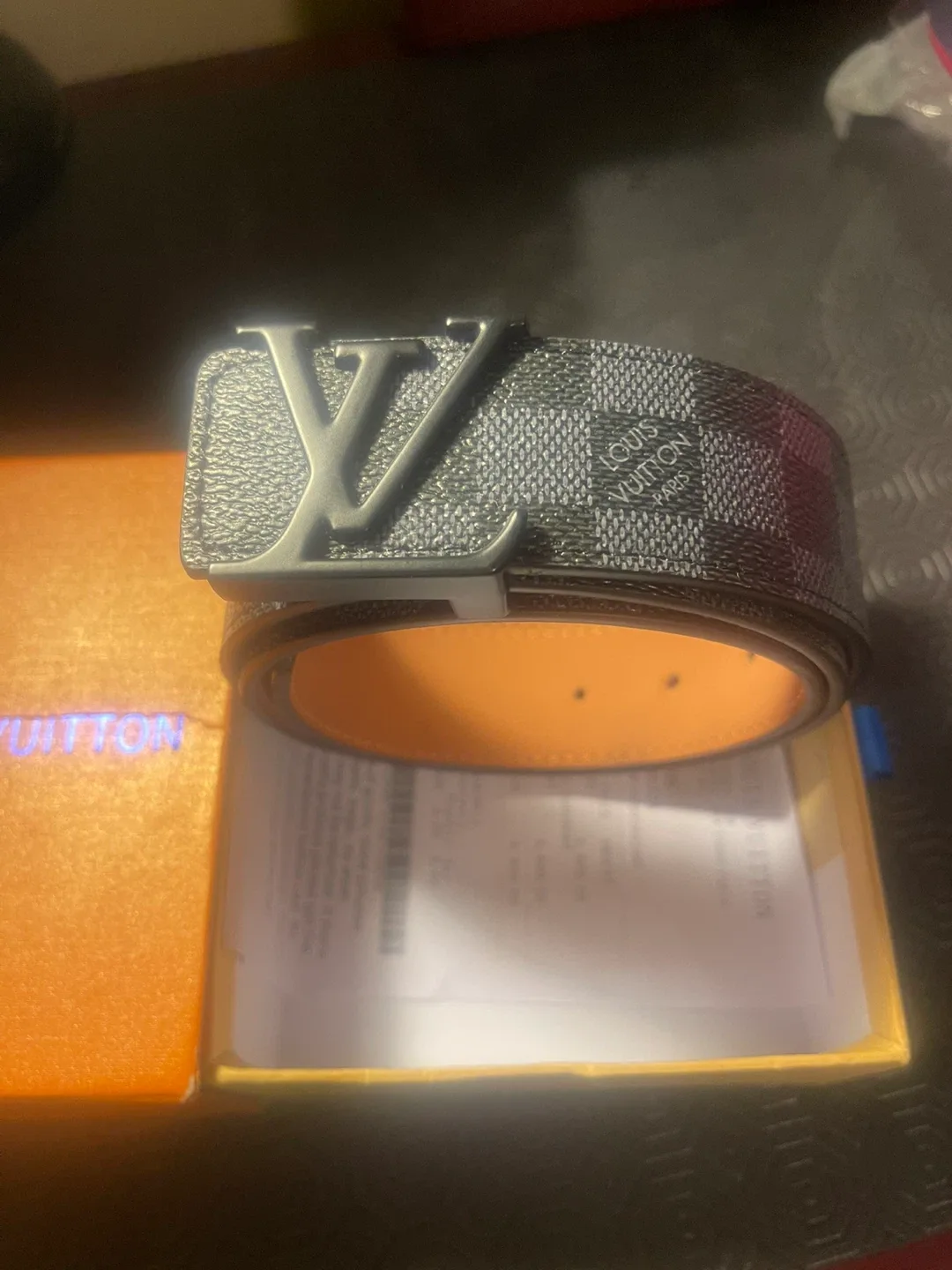 1:1Louis Vuitton Belt Size 42 image indicator(2)