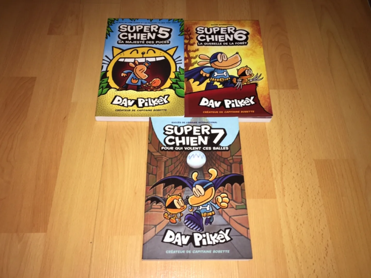 ($7 each) French Dog Man Paperback Books