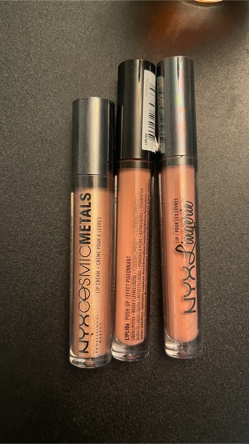 NYX Lip Cream & Lingerie Lip Gloss Bundle  #Cleanout