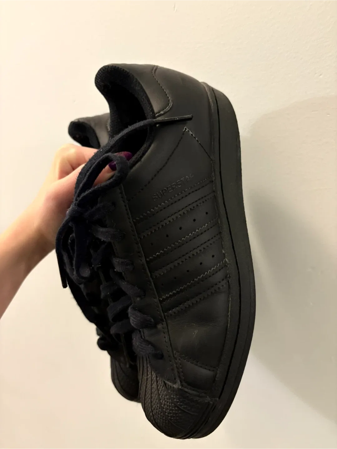 Adidas Superstar Black Shoes