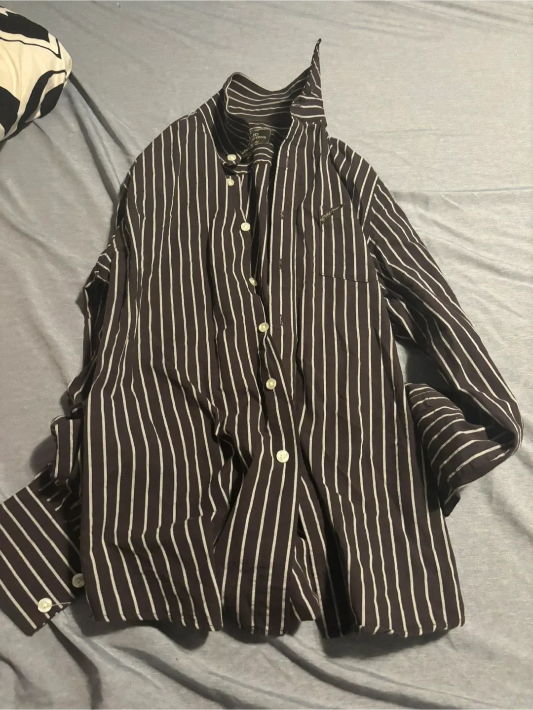 Bongo Classic Ovens Striped Button-Up Shirt - Size L