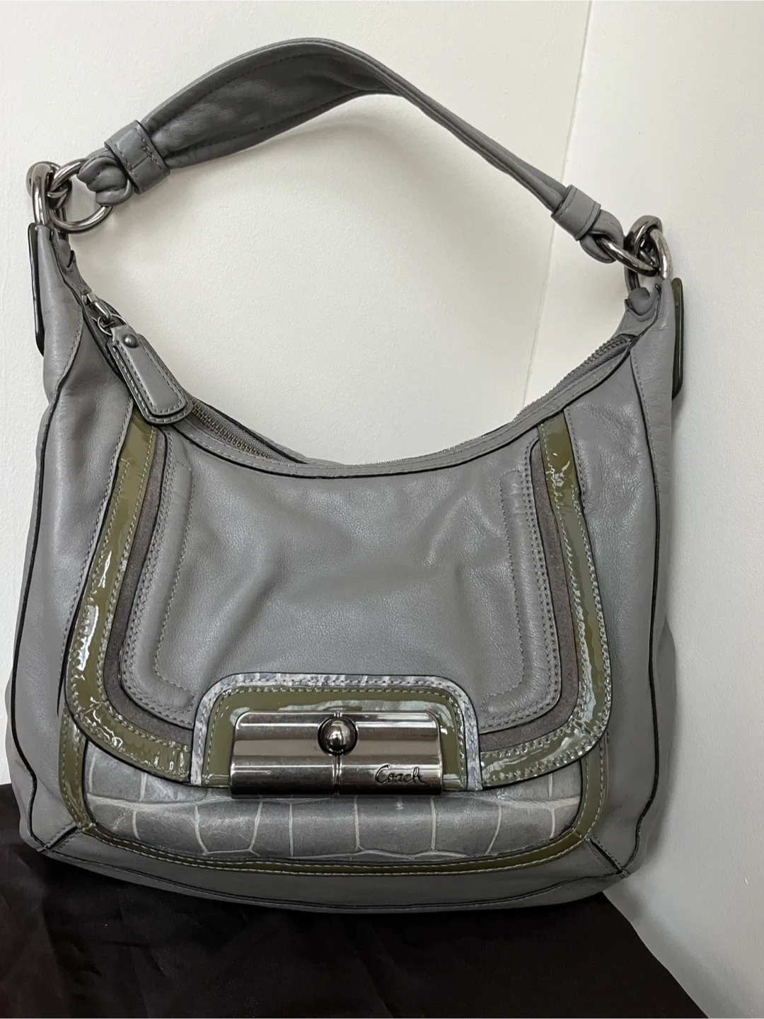 Coach Genuine Leather Hobo Bag