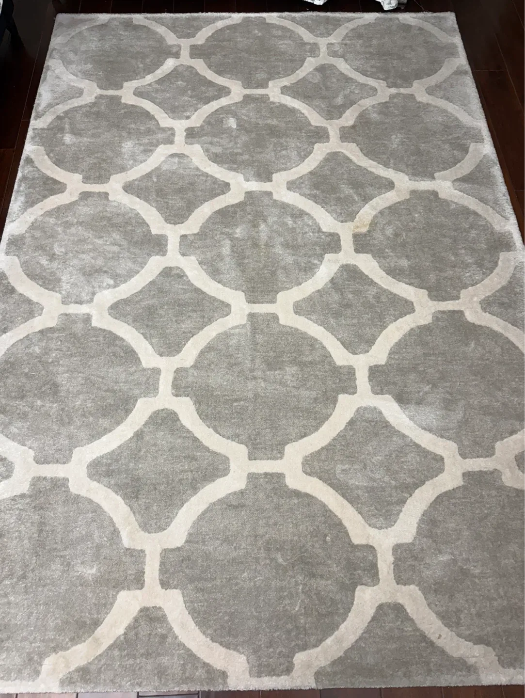 Grey Patterned Area Rug image indicator(3)