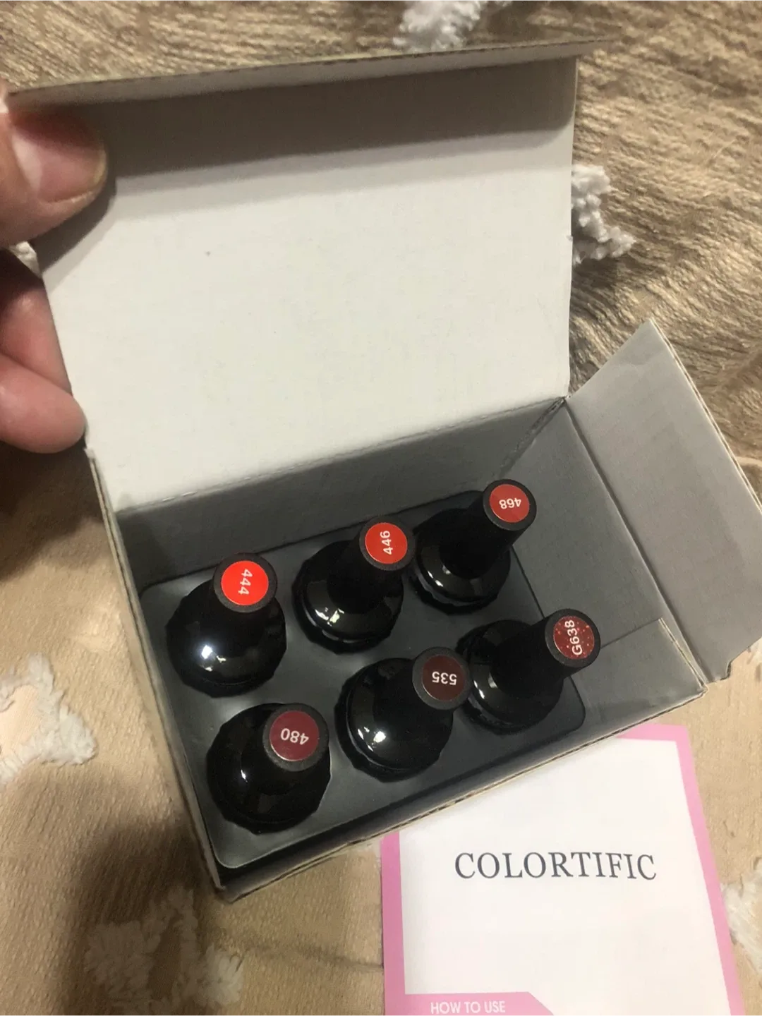 COLORTIFIC 6 Colors Gel Polish Kit - New image indicator(2)