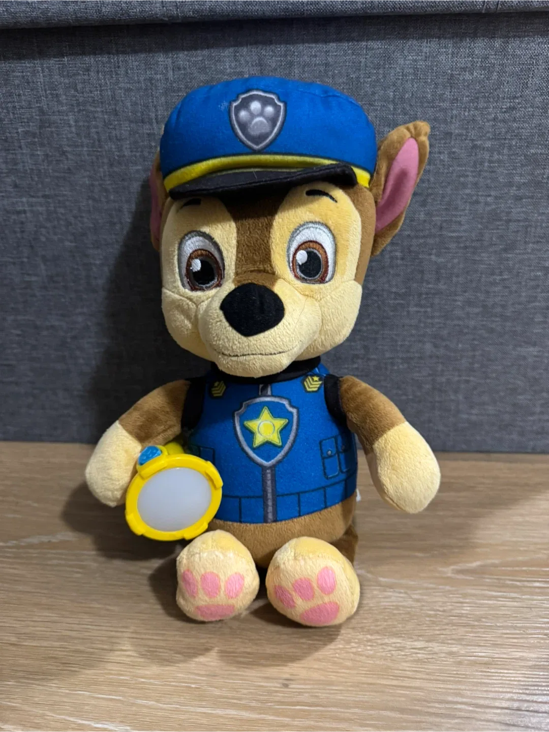 Paw Patrol Chase Plush with Light Up Flashlight