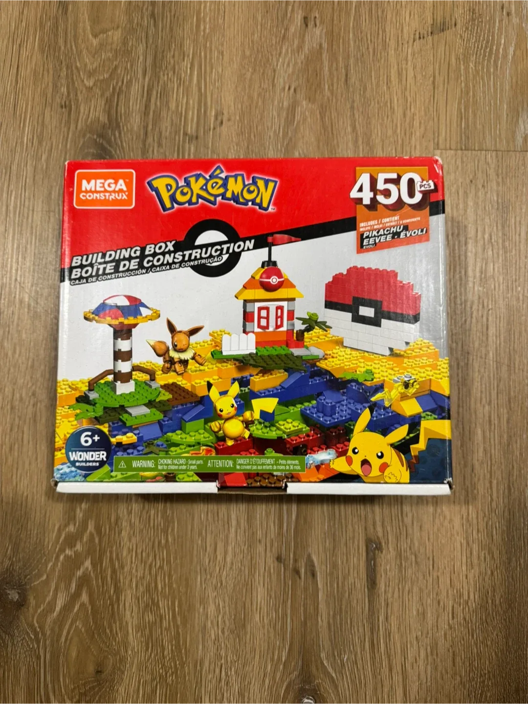 Pokémon Mega Contrux Building Box 450 Pieces