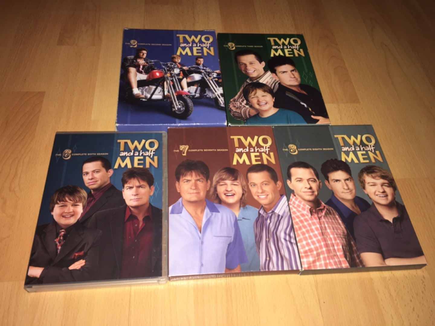 ($5 each) Two and a Half Men DVD Seasons 2, 3, 6, 7, 8