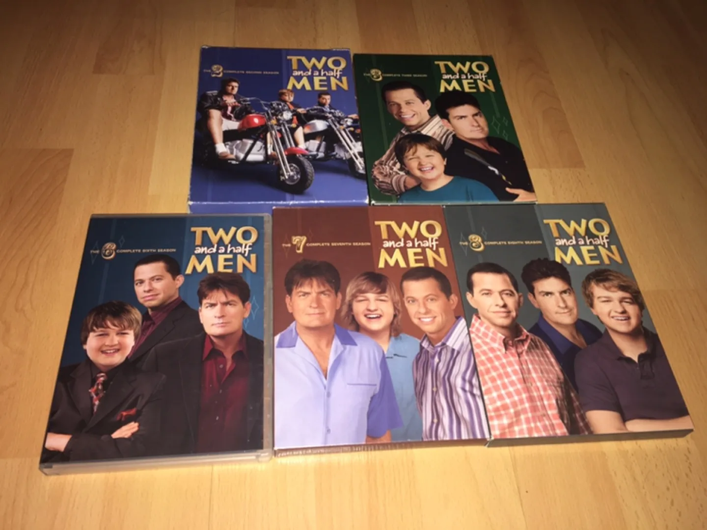 (All 5 for $25) Two and a Half Men DVD Seasons 2, 3, 6, 7, 8