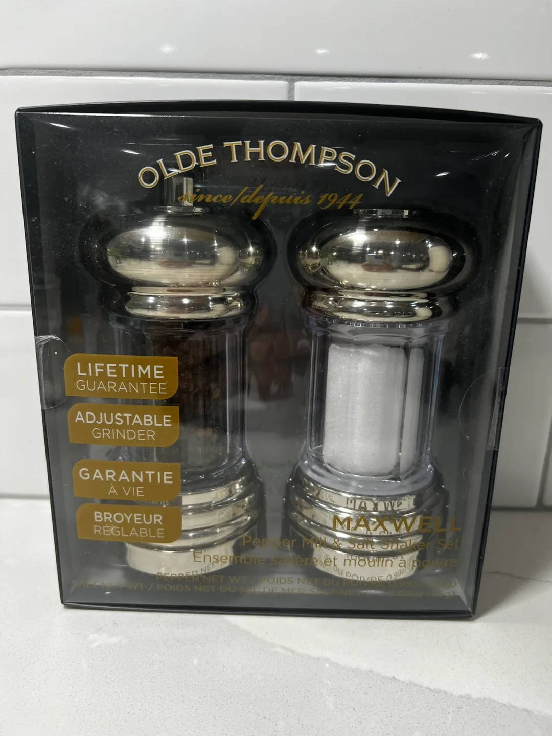 New Olde Thompson  Salt & Pepper Grinder Set