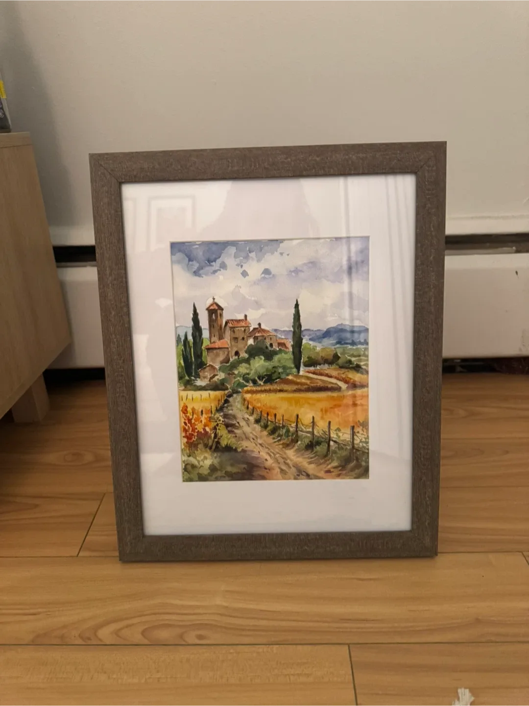 Bundle of walnut dark wooden frames image indicator(2)