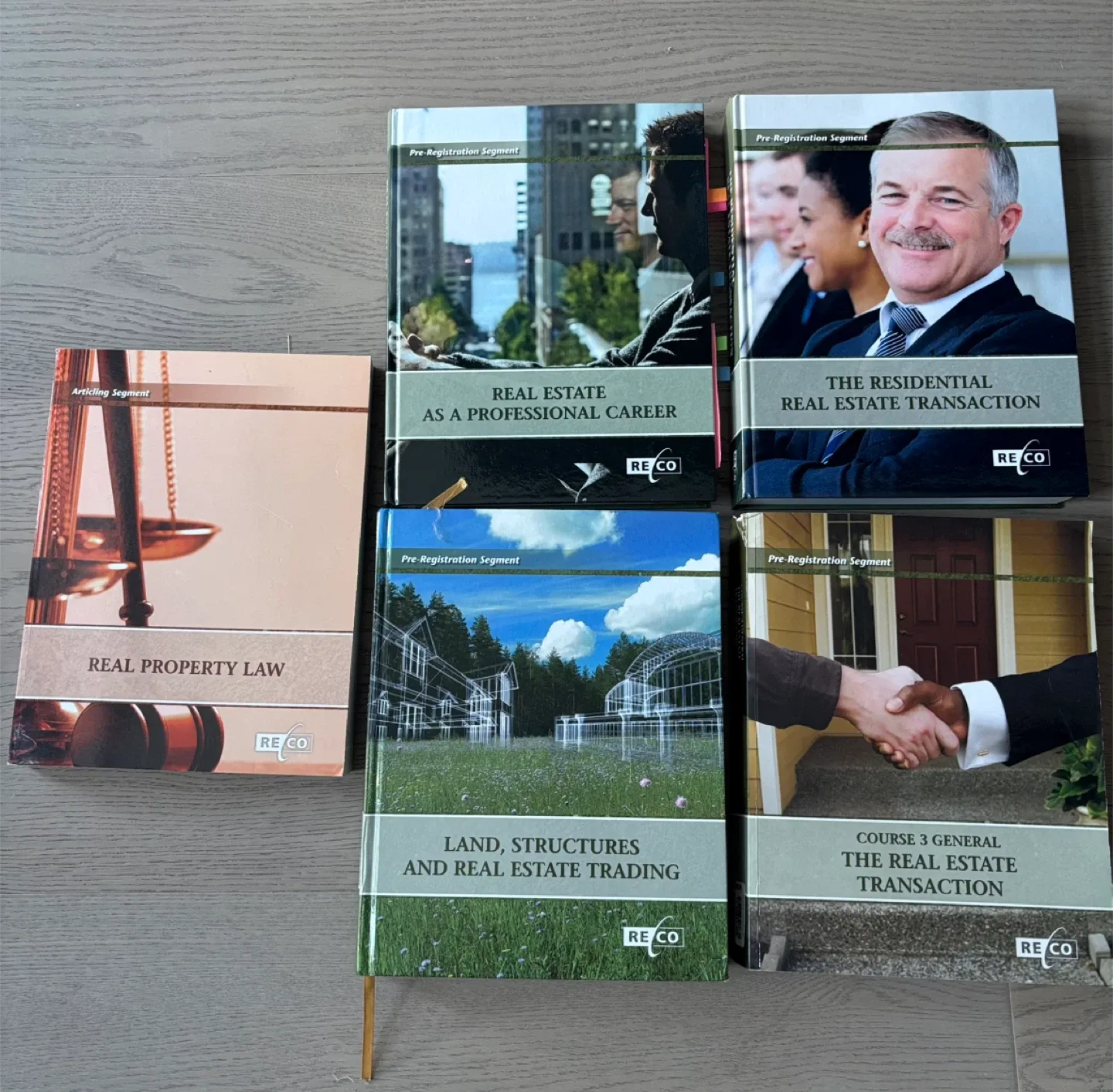 Real Estate Pre-Registration Segment Books