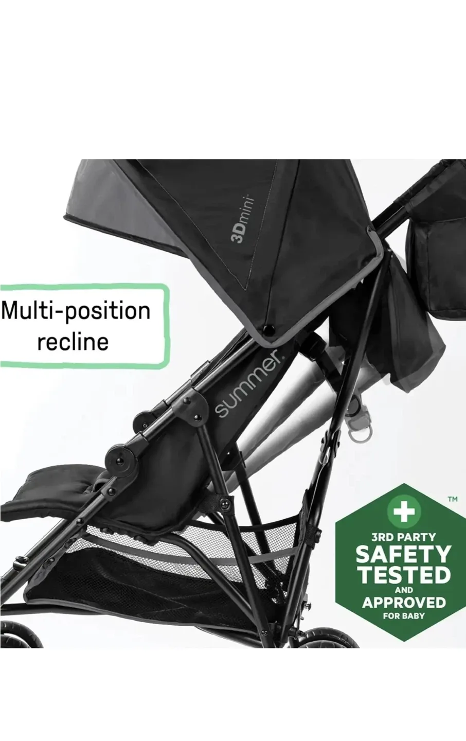 Summer Infant 3D Mini Convenience Stroller Lightweight Travel image indicator(4)