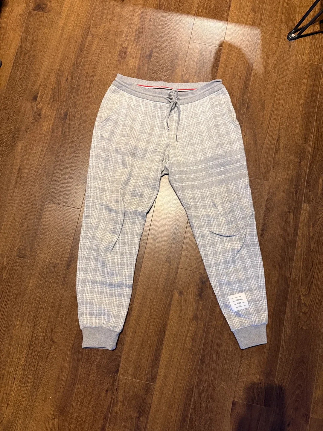 Thom Browne Plaid Sweatpants - mens Size 1 (waist 32)