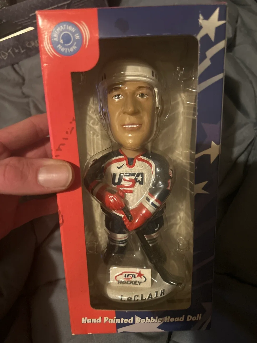 LeClair USA Hockey Bobblehead Doll