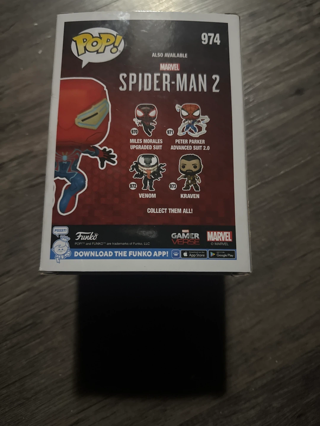 Funko Pop! Marvel Spider-Man 2 Peter Parker 974