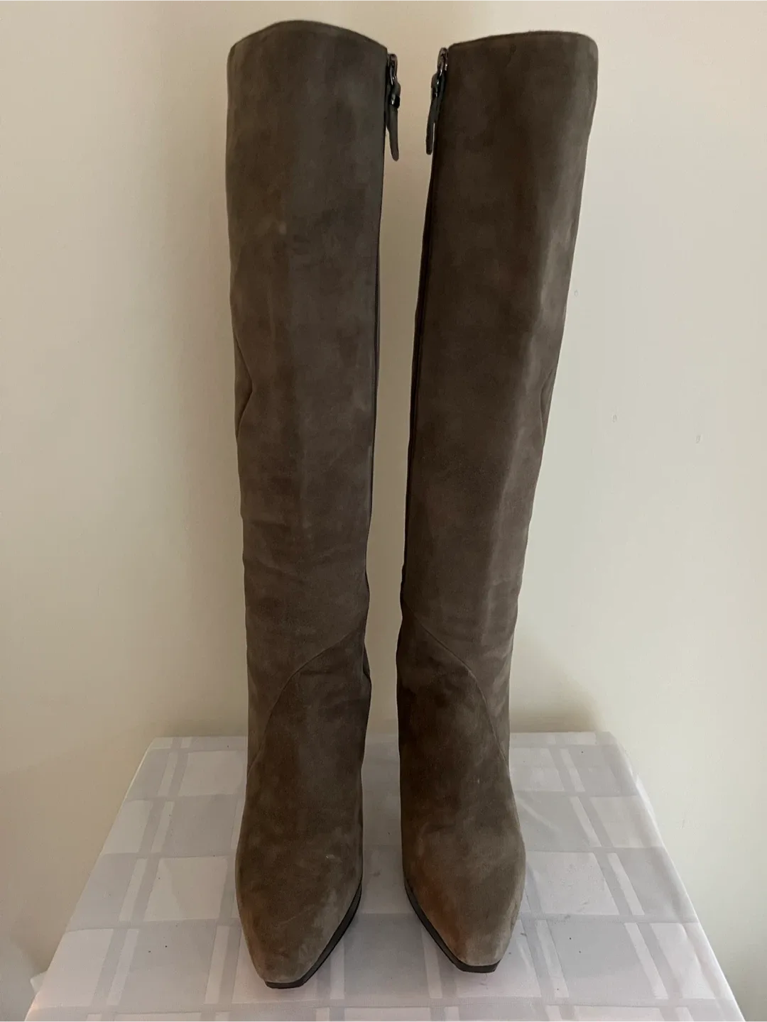Via Spiega genuine Suede Knee High Boots