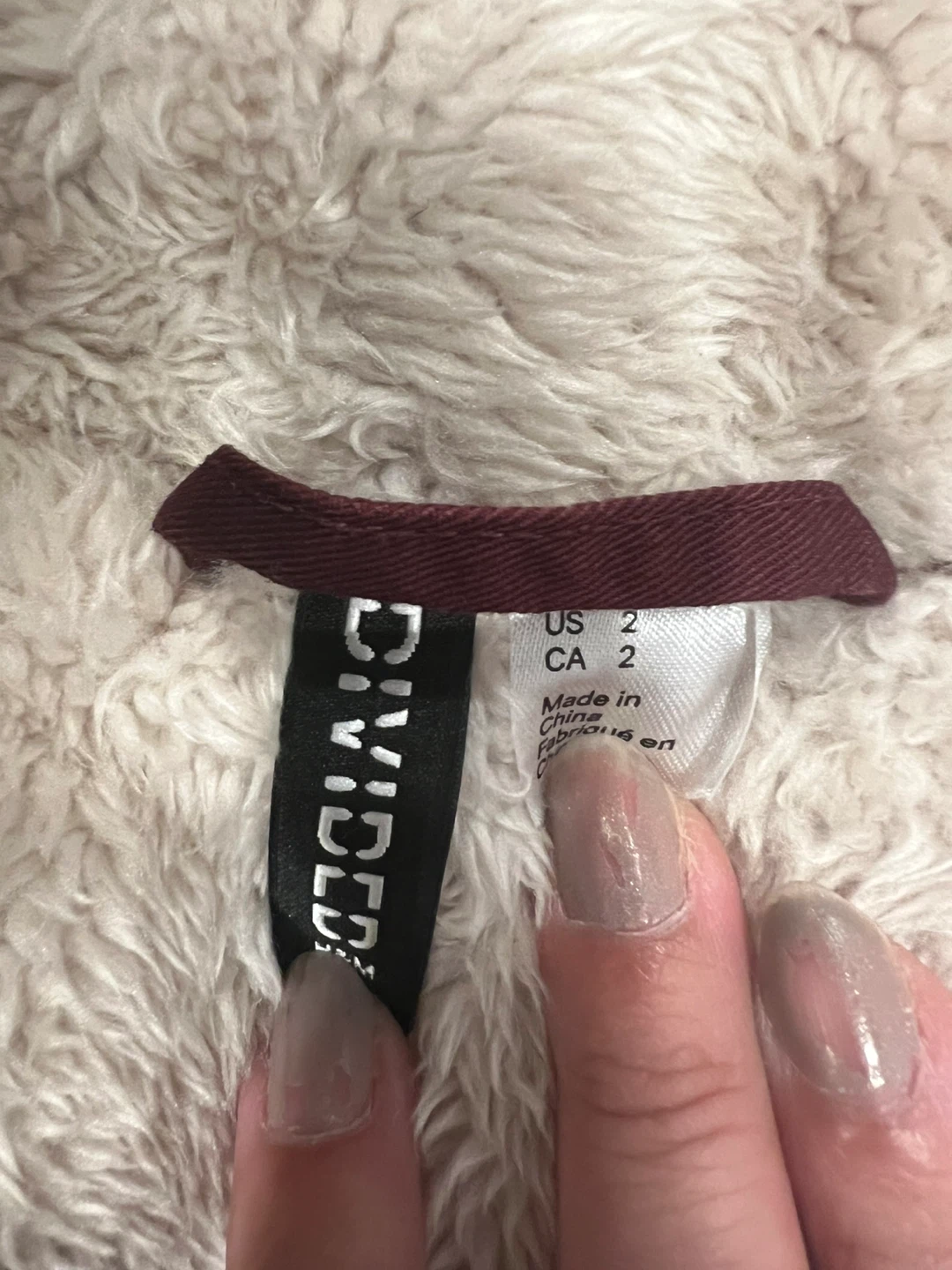 H&M Burgundy Winter Parka - Size US 2 @Closet “#Cleanout” - photo 2