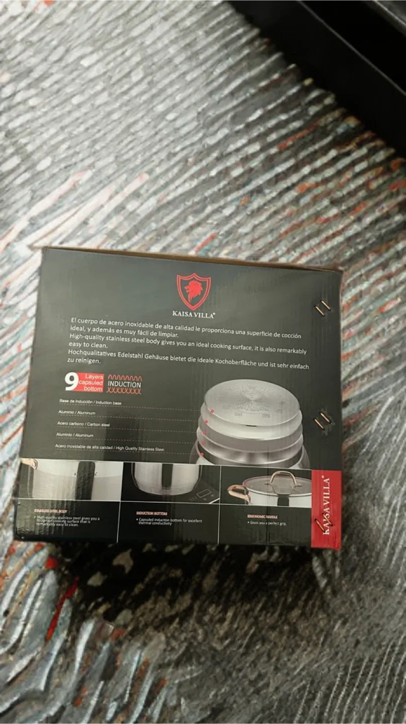 Kaisa Villa 6-Piece Stainless Steel Cookware Set - New image indicator(2)