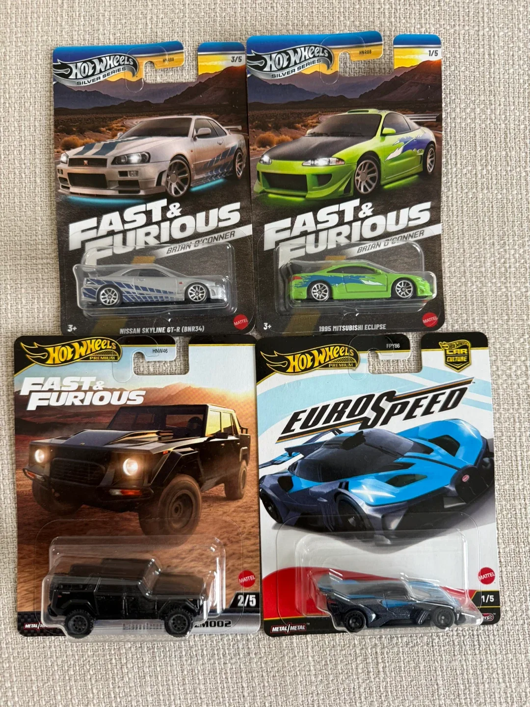 New Hot Wheels Fast & Furious Collection