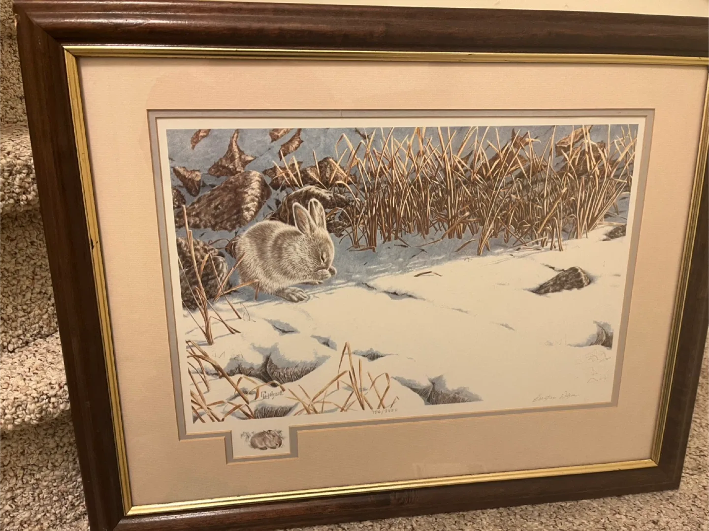 Christine Wilson framed and numbered lithograph 706/2950