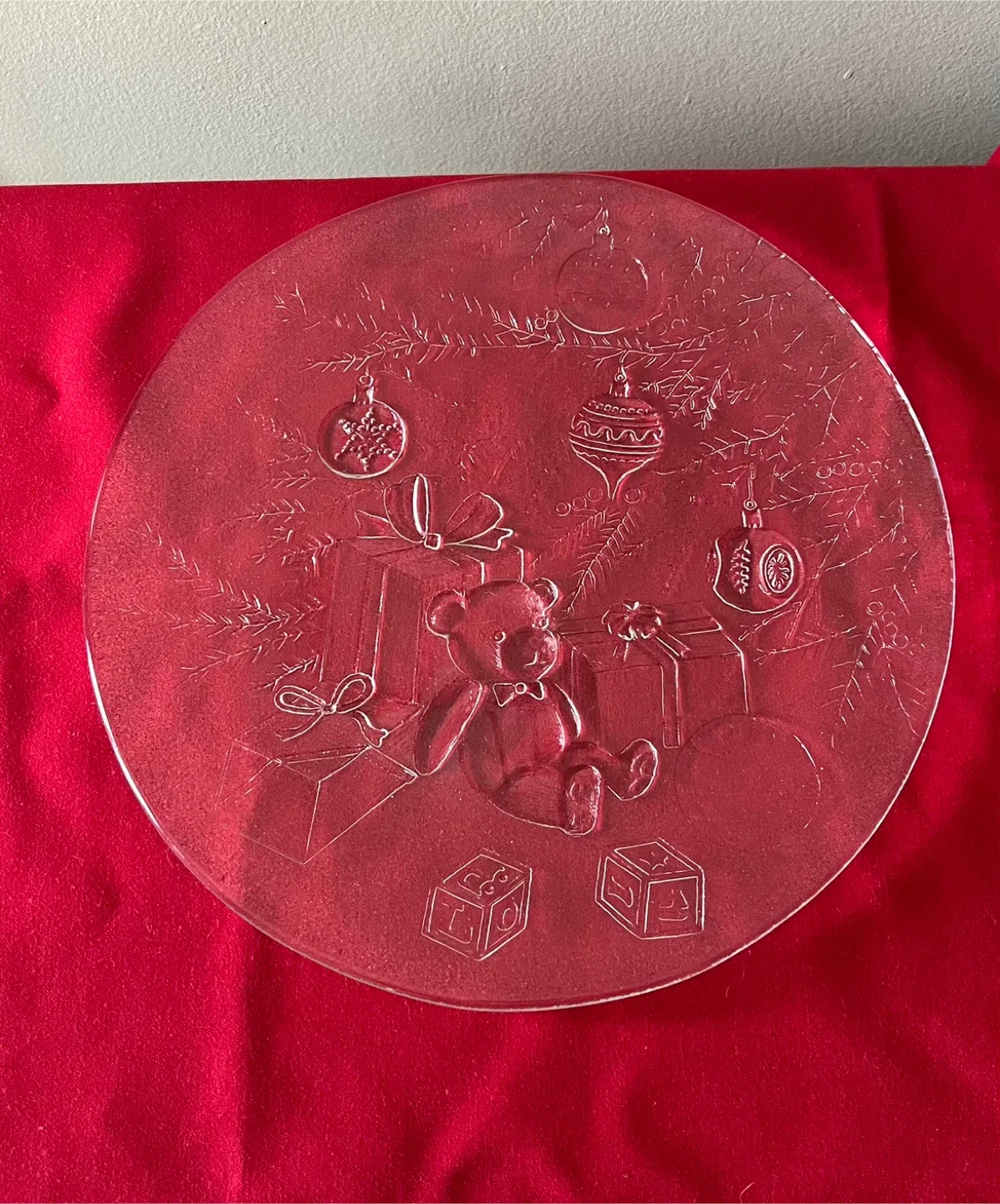 1980’s Vintage Libbey 13” Holiday Serving Platter #clearout image indicator(2)