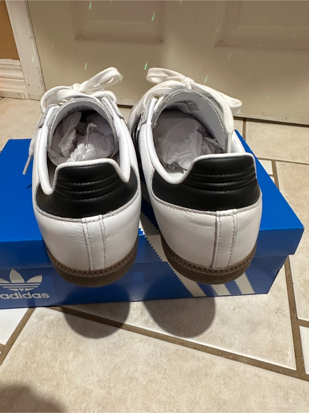 Adidas Samba OG, Size 10.5, White/Black, NEW - photo 2