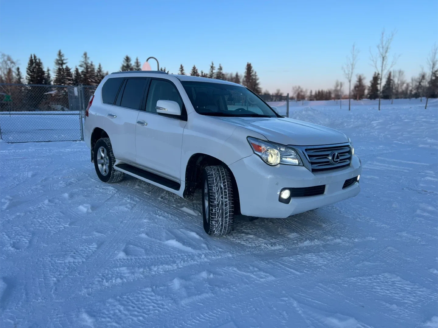 White Lexus GX 460 SUV image indicator(2)