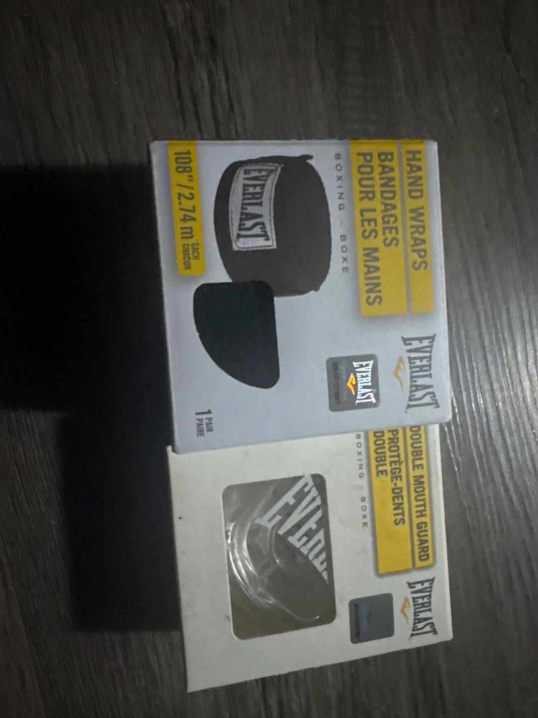 Everlast Boxing Hand Wraps & Mouth Guard