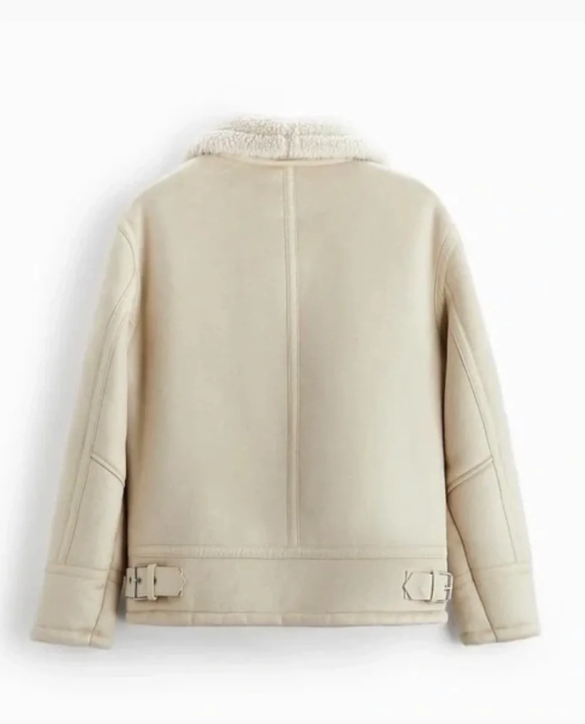 Zara Faux Suede Biker Jacket Size EUR/USA/MEX 42