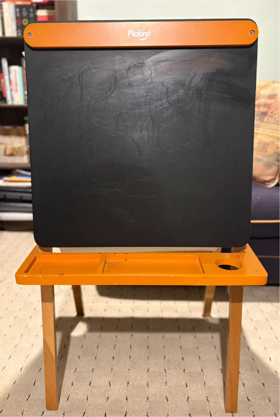 Pkolino Easel with Chalkboard & Whiteboard image indicator(2)