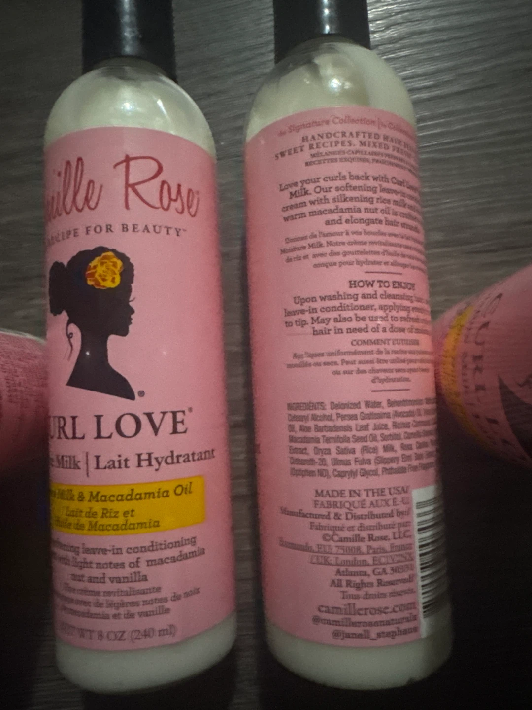 Camille Rose Curl Love Moisture Milk 8oz - photo 2