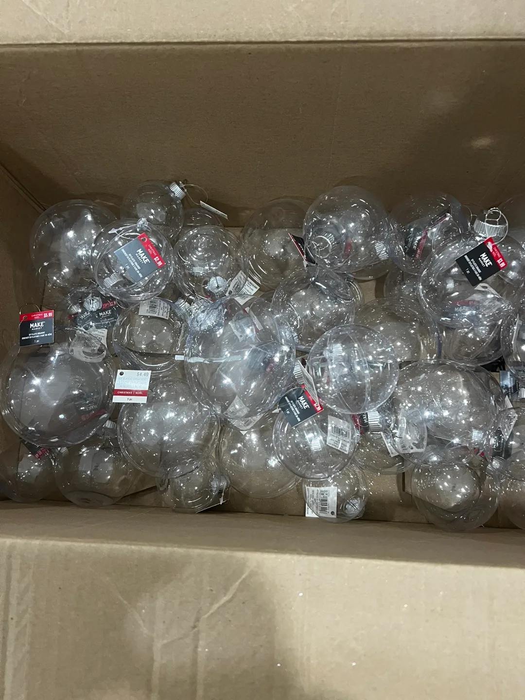 40 NEW DIY CHRISTMAS ORNAMENTS PLUS 8 GLASS ORNAMENTS