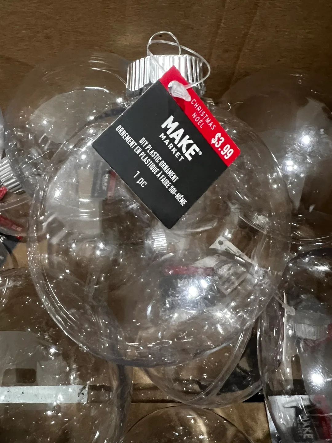 40 NEW DIY CHRISTMAS ORNAMENTS PLUS 8 GLASS ORNAMENTS image indicator(4)