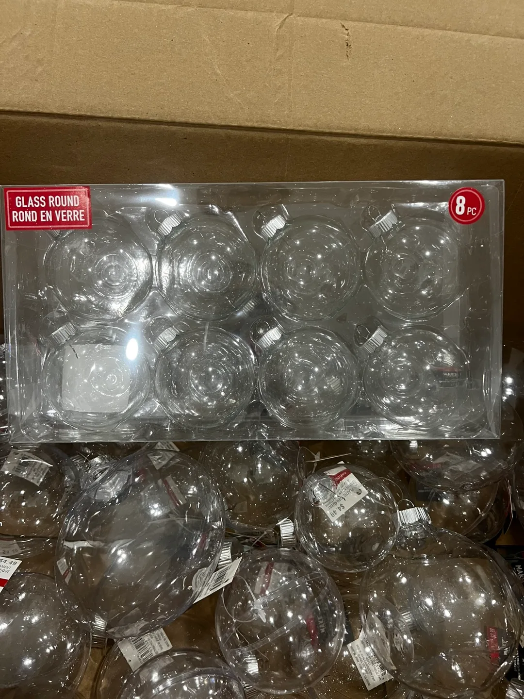 40 NEW DIY CHRISTMAS ORNAMENTS PLUS 8 GLASS ORNAMENTS image indicator(7)