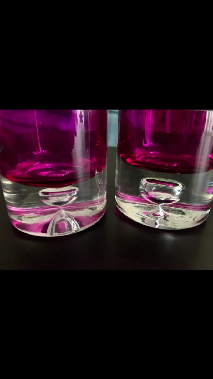 Austrian Glass Tealight Holders (2) - # Cleanout image indicator(2)