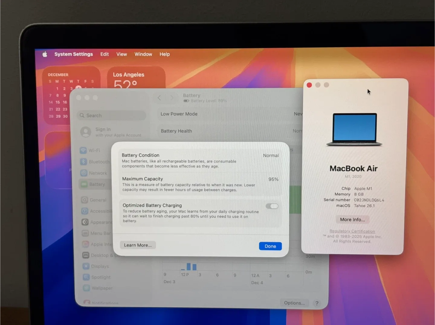 Macbook Air M1 8GB Memory | 256GB SSD | EXCELLENT CONDITION image indicator(4)