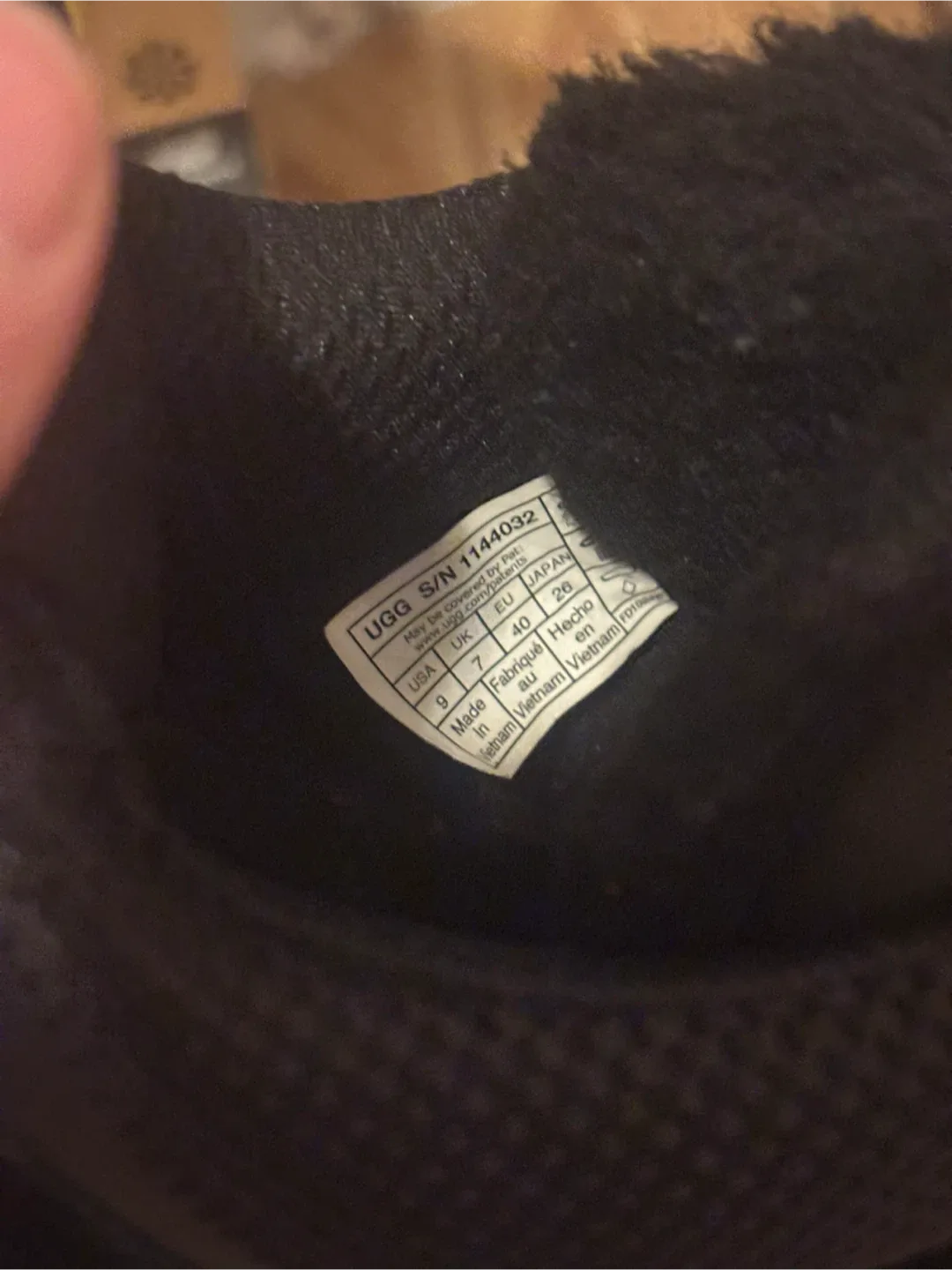 UGG Black Boots - Women's Size 9 image indicator(2)