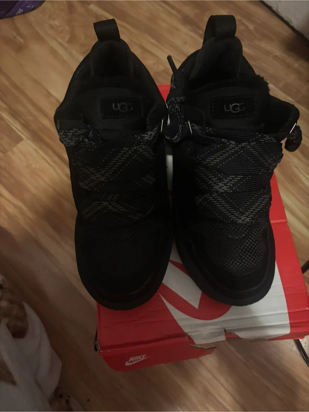 UGG Black Boots - Women's Size 9 image indicator(3)